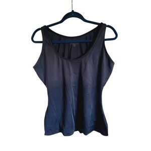 Assets by Spanx 2XL Cami Tank‎ Top Shirt Shaper Comfort Black